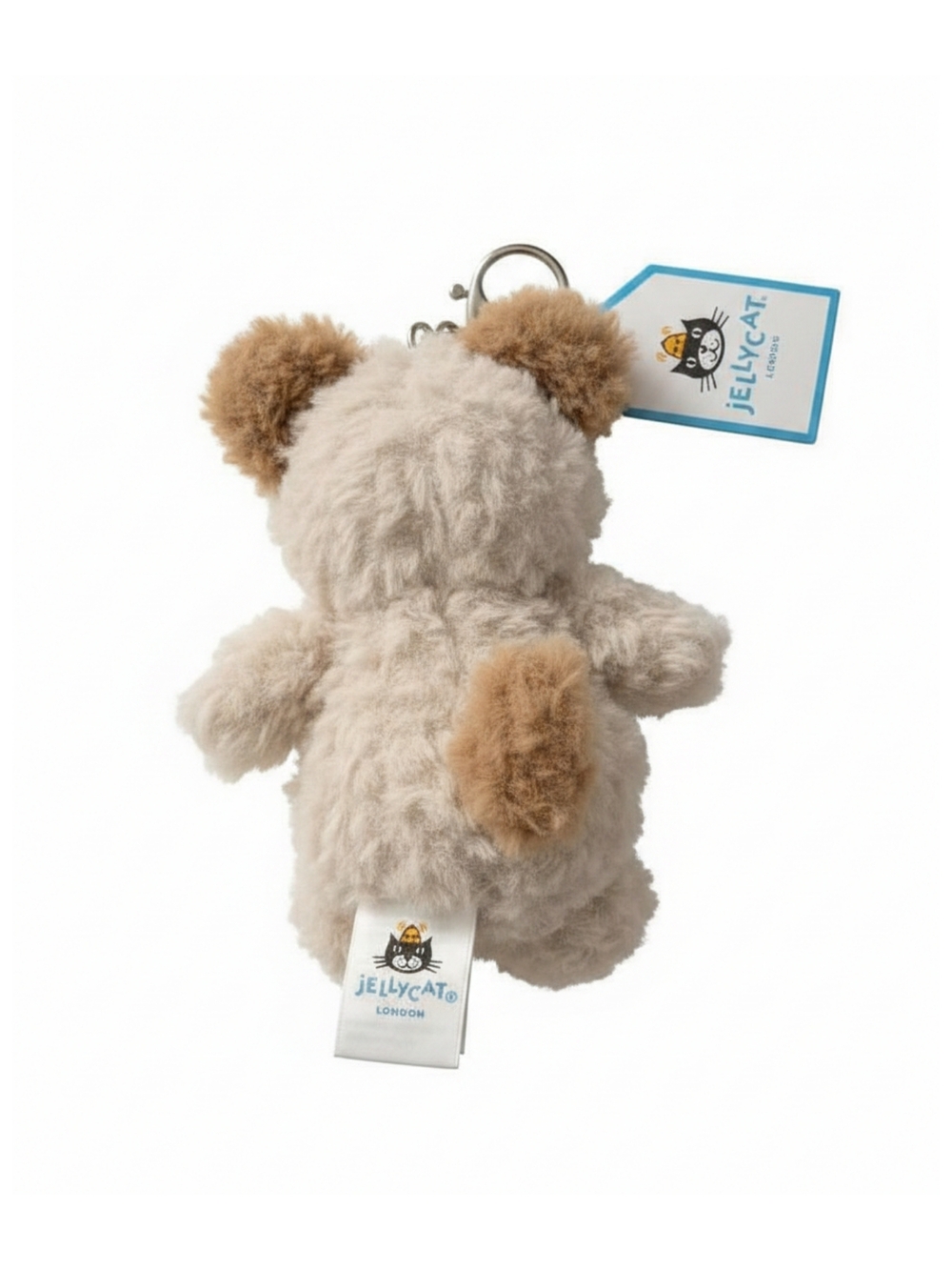 Jellycat Cream and Brown Plush Keychain - Picture 2 of 3